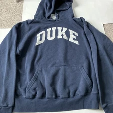 duke university Store hooded sweatshirt Large
