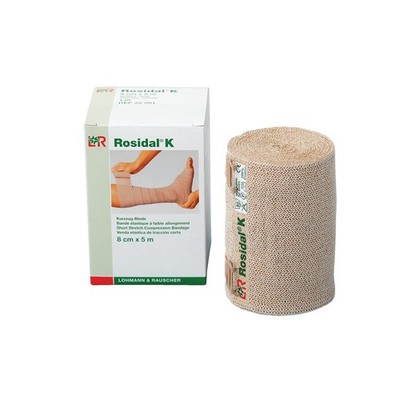ROSIDAL K SHORT BANDAGE, 8 CM X 5M (3.2'' X 5.5 YDS.)  2 ROLLS
