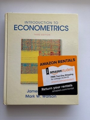 Introduction to Econometrics by Mark W. Watson and James H. Stock (2010)