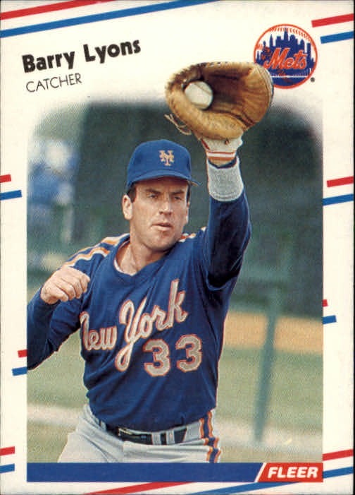 1988 Fleer #140 Barry Lyons - BB