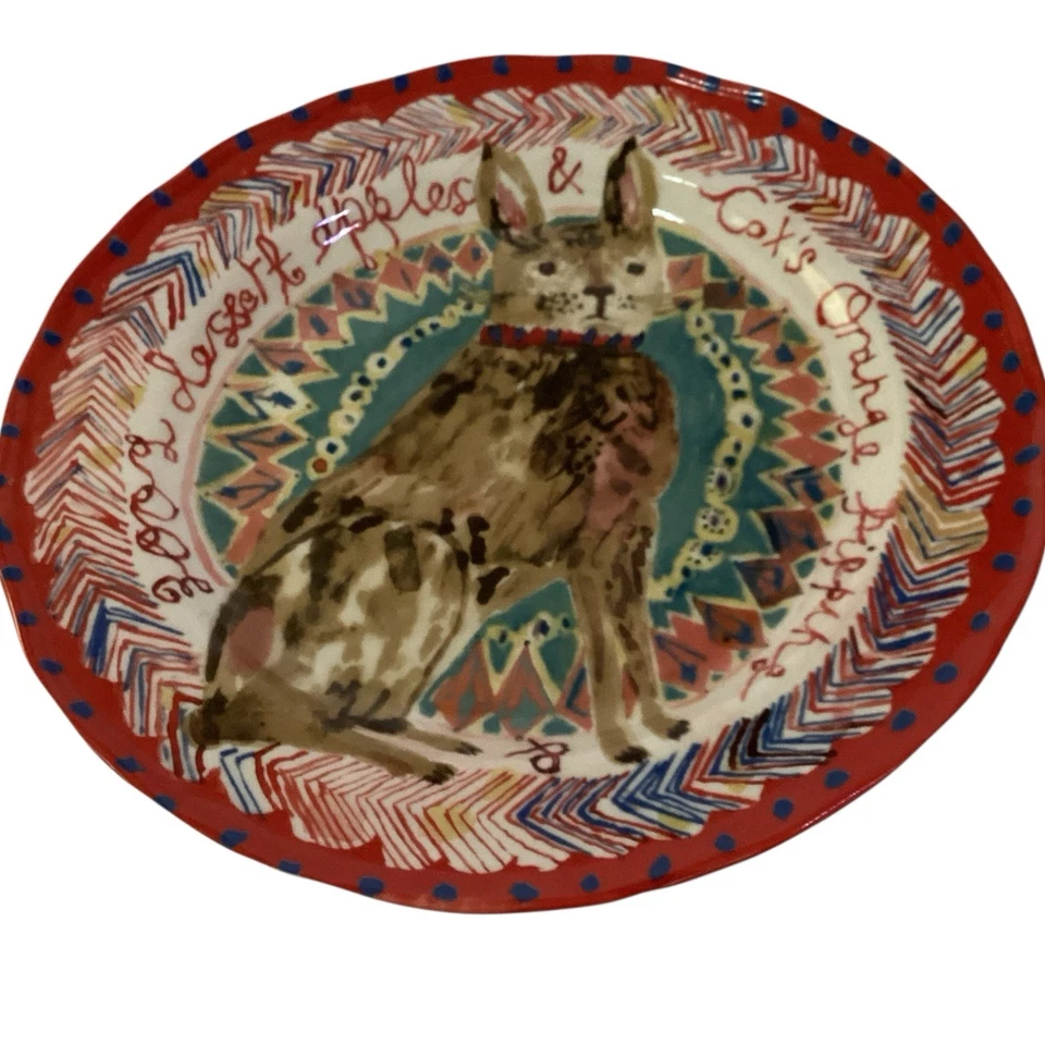 Juego de 4 platos de colección de picnic Anthropologie Woodland de Cornelia O'Donovan Foto 2 de 4