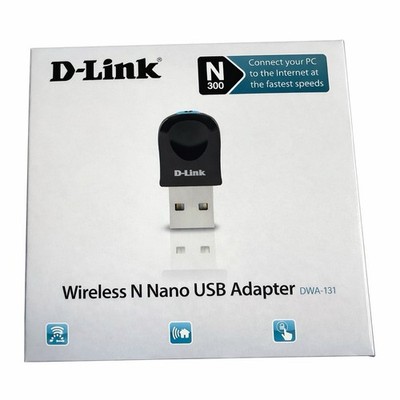 D-Link DWA-131 Wireless N Nano USB Adapter WLAN Stick 300 Mbit/s OVP & Zubehör