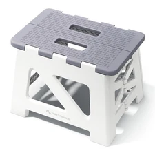 9" Folding Step Stool(Grey)
