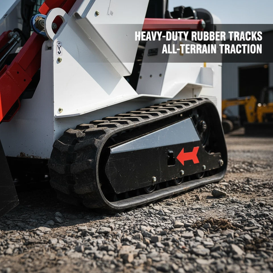 Minicargadora de orugas deslizante Pick-up, motor de gasolina B&S de 13,5 HP-RIDE-ON EPA Foto 4 de 4