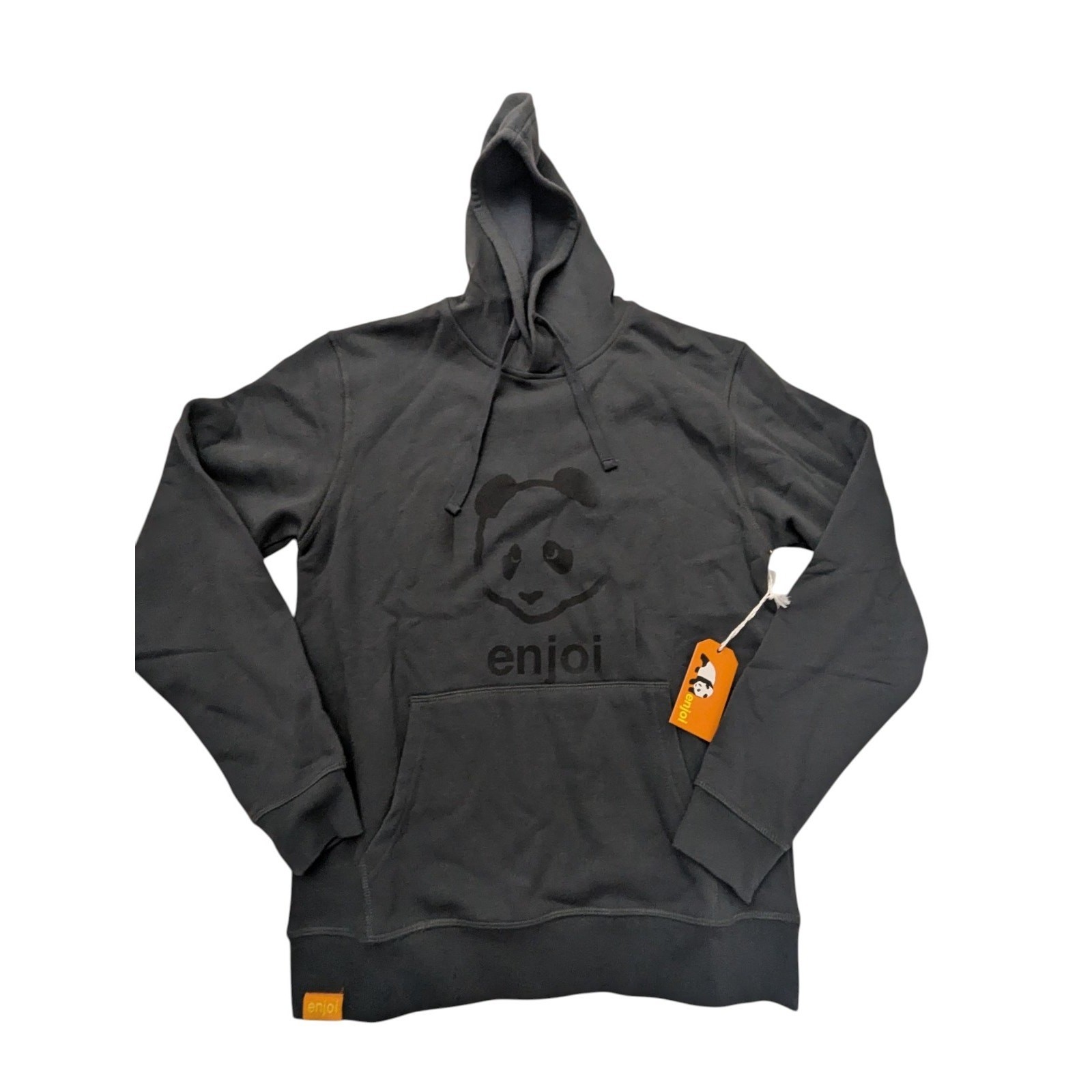 Enjoi Skateboard Men's Small Panda Logo Pullover Hoodie Swea