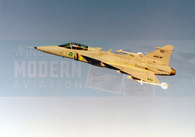 Saab JAS 39 Gripen - Schwedische Luftwaffe - Originalfoto