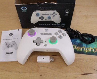 PeriphX PX808 Wireless Game Controller PC Switch Steam Deck Android iOS White