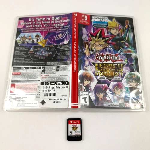 Yu-Gi-Oh! Legacy of the Duelist Link Evolution Nintendo Switch Tested No Cards