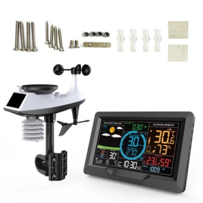FJ3390A Professional Weather Station Temperature Humidity Wind Speed  Rainfall