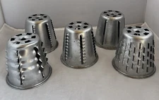Vintage Saladmaster Food Processor 5 Cones ~ Good Used Cond. ~Made in USA~
