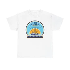 Alaska Gold Seafood Coop Unisex Tee, Fishermen-Owned Co-op, Pride Integrity