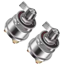 2pcs 12-48V Master Battery Disconnect Switch High Current 200A Battery Power Cut