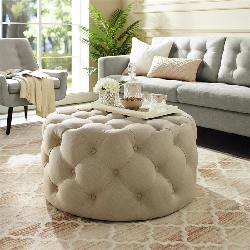 Modern on sale cocktail ottoman