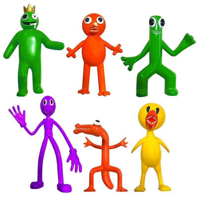 8-10Pcs Rainbow Friends action Figures Toy Game Character Doll