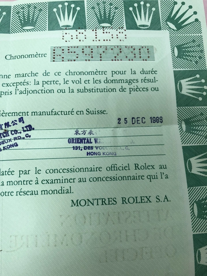 Reloj Rolex Original Vintage 68158 / R597230 Usado Certificado Garantía A40 Foto 3 de 4