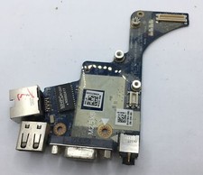 Dell Latitude E6420 Audio Ethernet USB VGA Port Board Assembly LS-6591P CYXNG