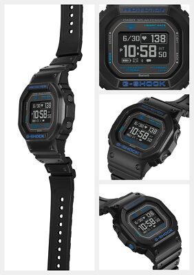 CASIO G-SHOCK DW-H5600-1A2JR G-SQUAD Bluetooth GPS Solar Digital