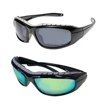2PCS Driving Riding Glasses Wind Impact Resistant Motorcycle Cycling Sunglasses