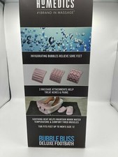 Homedics Bubble Bliss Deluxe Footbath Foot Spa Pink New in Orig box
