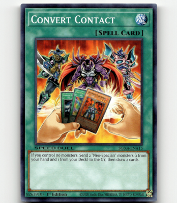 Yugioh Convert Contact - Speed Duel GX: Midterm Destruction