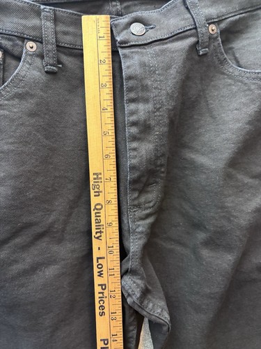 NEW Wrangler Jeans Men 38x30 Black Denim Reg Fit Stretch Cowboy Farm Workwear - Picture 8 of 11