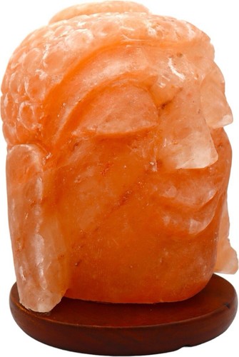 XL Salzlampe9 KG Salzkristall Lamp Buddah Skulptur Hanfertig Tischlamp - Bild 5 von 5