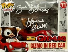 Howie Mandel Zach Galligan signed inscribed Funko Pop #71 JSA COA Gremlins Gizmo