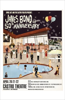 MOVIES - JAMES BOND 50TH ANNIVERSARY - MAX DALTON - POSTER | eBay