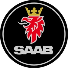 #2415 (1) 4" Saab 900 9000 Turbo Vintage Decal Sticker LAMINATED