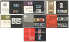 1966 Royal Mail Commemorative Presentation Packs. Each sold separately.