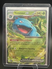 Venusaur EX 3/165 Pokémon TCG Scarlet & Violet 151 Double Rare NM