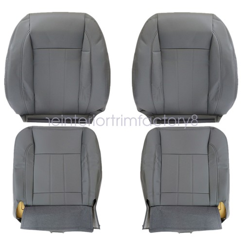 For 2006-2009 Dodge Ram 1500 2500 Driver Passenger Bottom-Top Seat Cover Gray - Bild 107 von 124