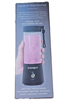 Blendjet Portable Blender Smoothies Cordless USB Rechargeable 12oz  Bars Open