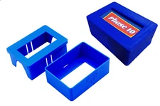 Blue Phase 10 Card Box Holder - Storage Travel Case Shell