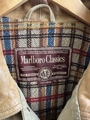 Marlboro Classics Beige Vintage Jacket XXL | eBay