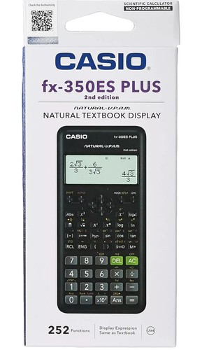 CASIO FX-350ES PLUS 2ª EDICIÓN CALCULADORA CIENTÍFICA ESCUELA, OFICINA - Imagen 2 de 4