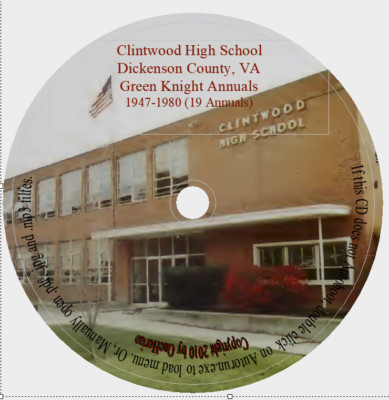 Clintwood High School Annuals - Dickenson Co. VA 1947-1980 (19 ea)