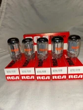 5 RCA 6Z10 6J10 Pentode-Beam Power Tubes True Matched Set, NOS, NIB Guaranteed!