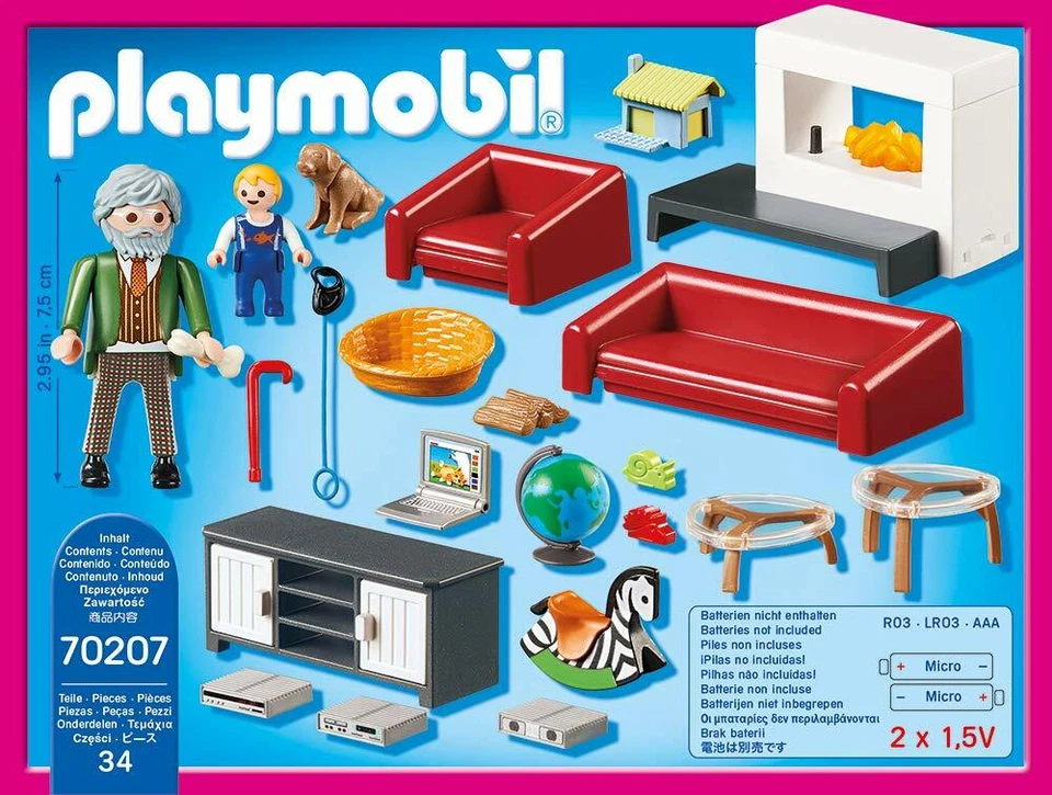 PLAYMOBIL® Möbelset für 70205 6-teilig: 70206 70207 70208 70209 70210 70211 neu - Bild 4 von 4