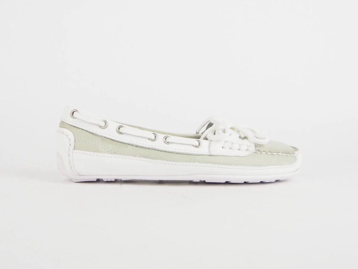 Sebago white 2025 boat shoes
