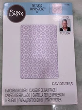 Sizzix Textured Impressions A6 David Tutera Hearts Embossing Folder