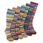 Sock Snob - 6 Pairs Ladies Knee High Nordic Patterns Socks