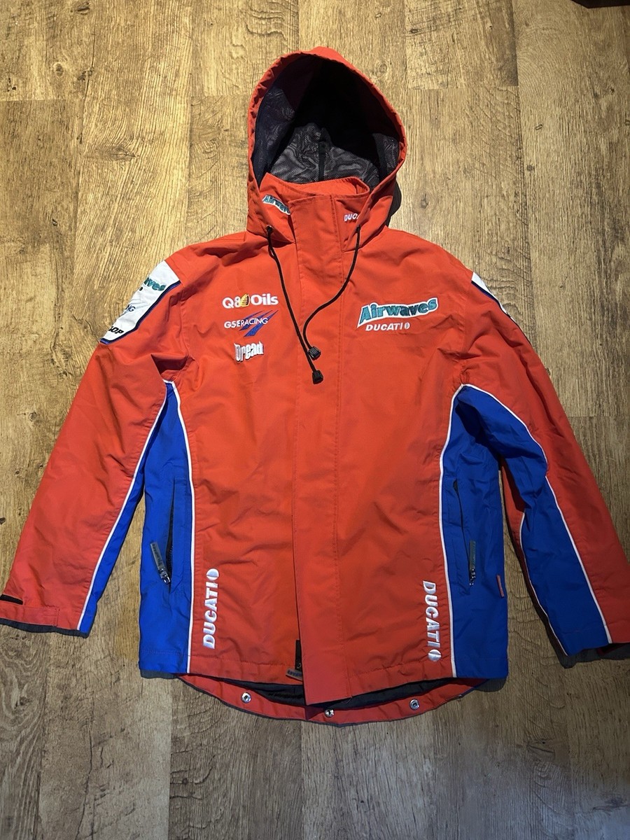 Vintage Ducati Airwaves Racing Jacket MotoGP Team Sponsor Coat