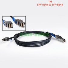 1M SFF-8644 to SFF-8644 Mini SAS HD Cable External Server Storage Data Cable NEW
