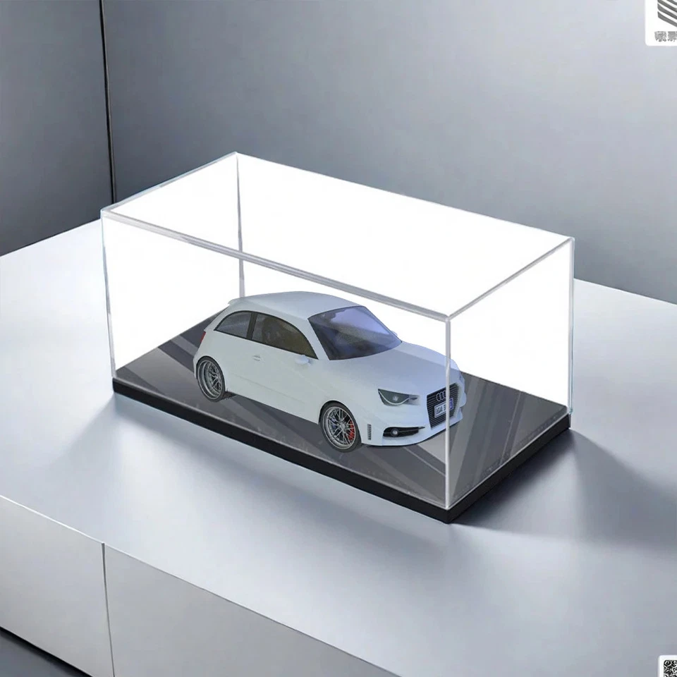 TECA VETRINA Espositore SCALA 1:43 Acrilico Trasparente Copertura Antipolvere - Immagine 3 di 4