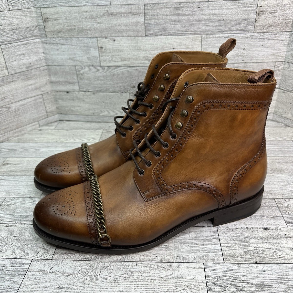 TAFT Paris Floral Embossed Leather Men's Dress Boots - Handcrafted In  Spain, Full-Grain Leather Taft Paris Floral Embossed Leather Men's Dress  Boot Shoes