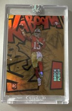 Non Panini Kaboom Football Brock Purdy NO 13 Rookie Card . rookie card picture