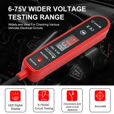 DC6-75V Car Digital Automotive Power Probe Circuit Tester Wire Finder Tool US
