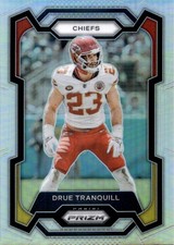 2023 Panini Prizm Drue Tranquill #156 Silver Prizm Kansas City Chiefs