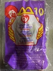 Vintage McDonald’s "STRETCHY" THE OSTRICH Teenie Beanie Baby #10 NEW&SEALED 1999